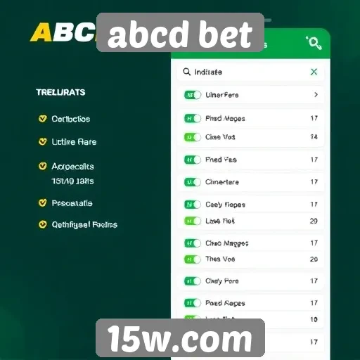 Recursos e funcionalidades do site abcd bet
